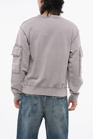 Crew Neck HAFFEL Brushed Cotton Sweatshirt