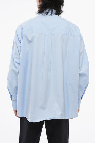 NATACHA RAMSAY-LEVI Camicia in Popeline di Cotone con Doppio Taschino