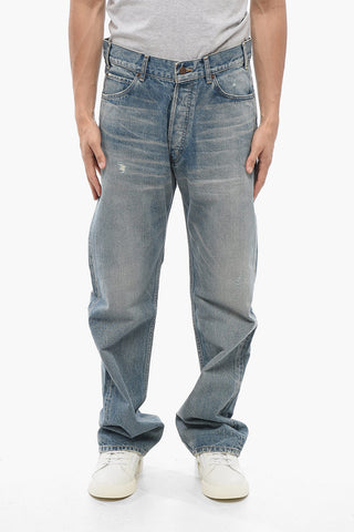 Vintage Washed Straight Fit Denims 23cm