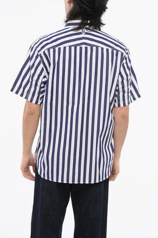 JW X CARHARTT Awning-Striped Cotton Shirt