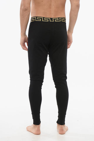 UNDERWEAR Cotton Leggings with LA GRECA Band