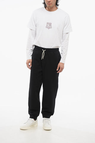 EMPORIO Joggers in Cotone Garzato con Polsino