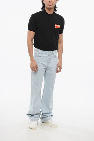 Jeans Bootcut in Denim Lavaggio Chiaro 26cm