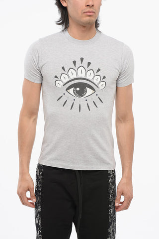 T-Shirt Girocollo EYE CLASSIC con Stampa Frontale