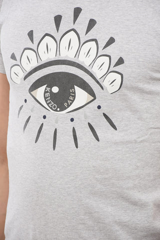 T-Shirt Girocollo EYE CLASSIC con Stampa Frontale