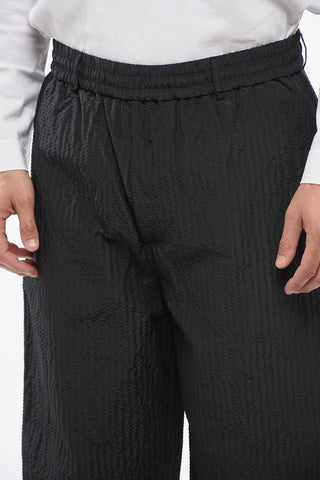 EMPORIO Padded Nylon Joggers with Cuffs