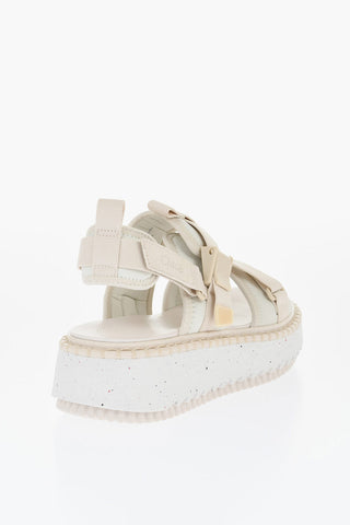 Sandali In Neoprene Con Chiusura Strap