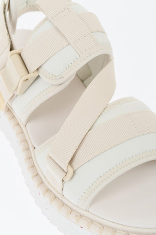 Sandali In Neoprene Con Chiusura Strap