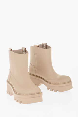 Rubber Boots With Tank Sole