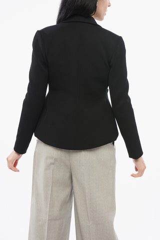 Giacca Doppiopetto in Lana Stretch