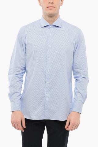 Checked Cotton Poplin Shirt