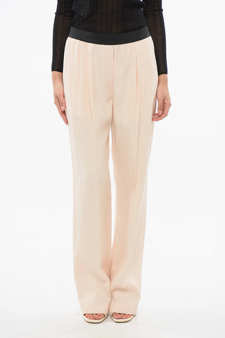 Double Pleated TAKAROA Pants with Elastic Waistband