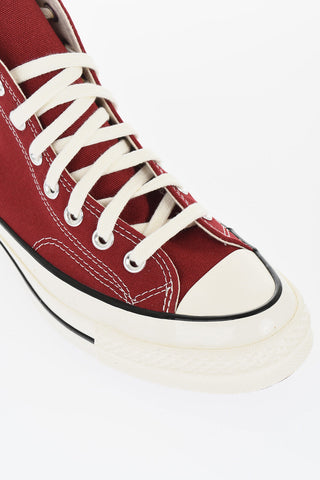 ALL STAR CHUCK 70 Canvas High-Top Sneakers with Contrast Laces