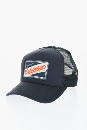 Cappello Baseball Trucker in Tinta Unita con Dettaglio a Contrasto