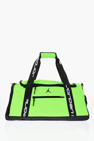 AIR JORDAN Zweifarbige Sporttasche mit besticktem Logo