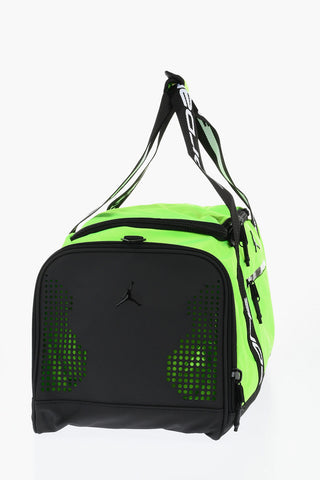 AIR JORDAN Zweifarbige Sporttasche mit besticktem Logo