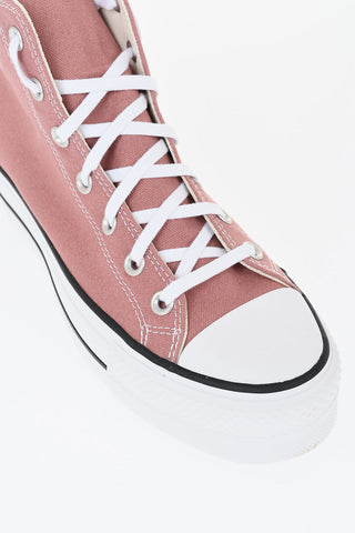 ALL STAR CHUCK TAYLOR Canvas High-Top Sneakers LIFT with 4cm Platform Sole