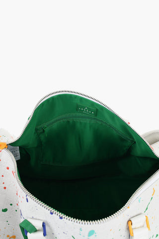 AIR JORDAN Painting Effect Duffle Bag with All-Over Monogram