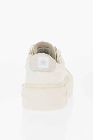 ALL STAR CHUCK TAYLOR Low-Top Textile And Vegan Suede Sneakers In Solid Color With 5cm Sole