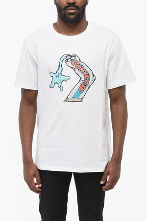 T-Shirt mit Rundhalsausschnitt mit Frontprint
