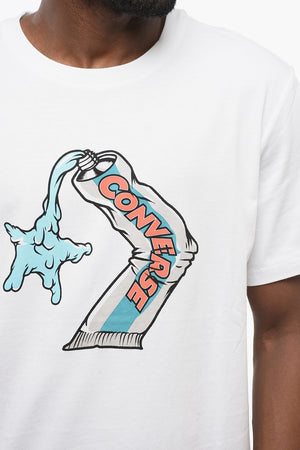 T-Shirt mit Rundhalsausschnitt mit Frontprint