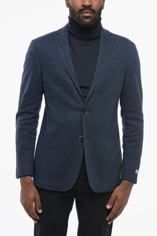 Blazer In Misto Lana Monopetto Semi-foderato