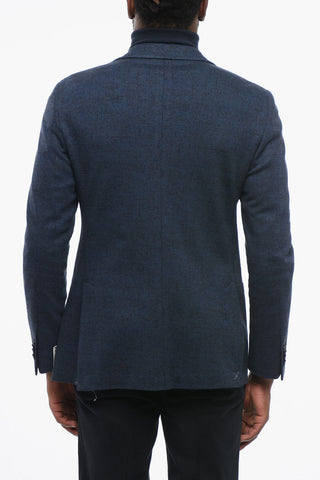 Blazer In Misto Lana Monopetto Semi-foderato