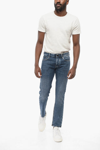 EMPORIO Jeans Slim Fit con Lavaggio Delavè 17cm