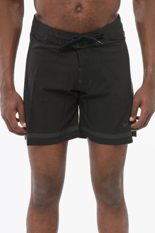 SWIM ENGINEERED Costume da Bagno Boxer in Tinta Unita con Tasca Posteriore