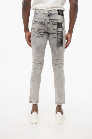 JEANS COUTURE Jeans Skinny Fit con Lavaggio Stone 14cm