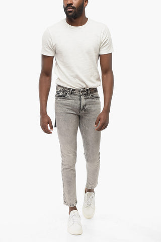 JEANS COUTURE Jeans Skinny Fit con Lavaggio Stone 14cm