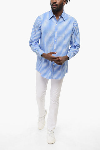 Striped Poplin Cotton Shirt