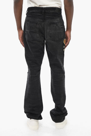 Regular-Fit-Jeans VARSITY EAGLE mit 22 cm Stickerei