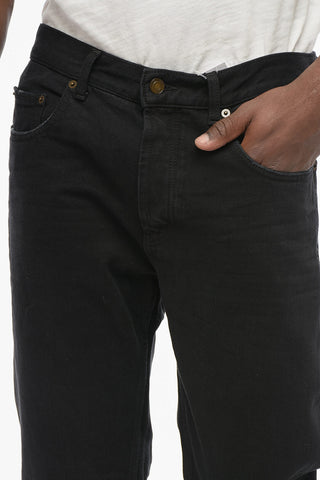 5-Pocket Skinny Fit Denims with Belt Loops 18cm