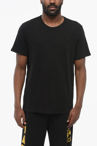 T-Shirt Girocollo in Cotone Monocromo