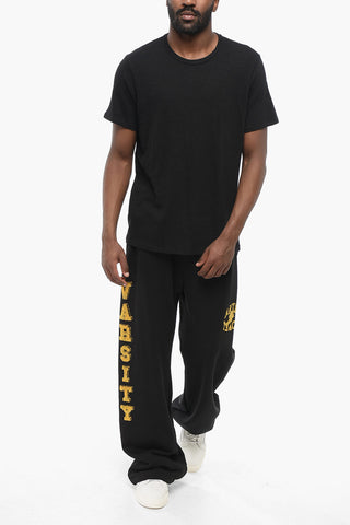 T-Shirt Girocollo in Cotone Monocromo