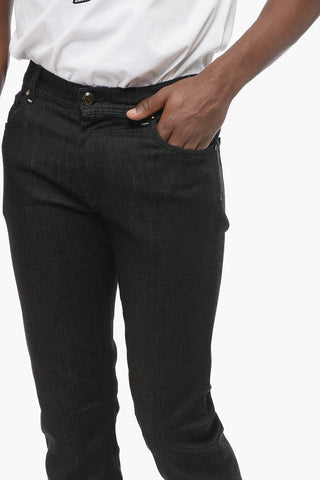 Dark Wash Stretch Denim Jeans