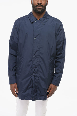 Solid-Color Jacket with Zip Closure
