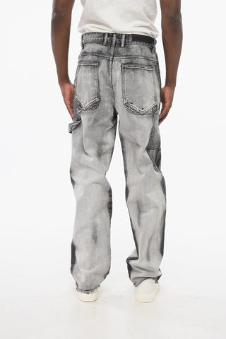 Delavè JOHN Denims with Fringed Hem 23cm