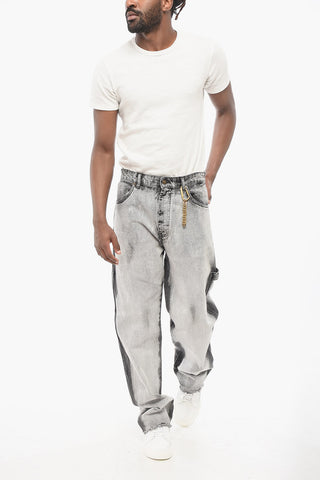 Delavè JOHN Denims with Fringed Hem 23cm