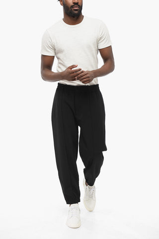 EMPORIO Front Pleated 4-Pocketed Pants with Cuffs