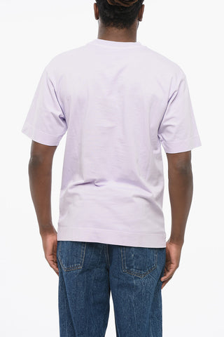 T-Shirt Girocollo in Cotone Monocromo