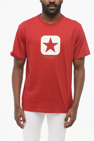 T-Shirt mit Rundhalsausschnitt Standard-Fit mit bedrucktem Logo