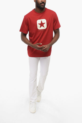 T-Shirt mit Rundhalsausschnitt Standard-Fit mit bedrucktem Logo