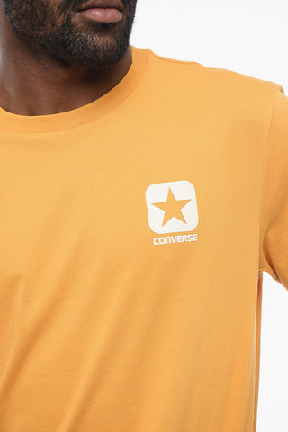 T-Shirt mit Rundhalsausschnitt Standard-Fit in Uni