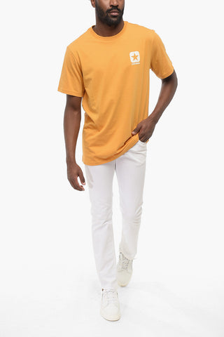 T-Shirt mit Rundhalsausschnitt Standard-Fit in Uni