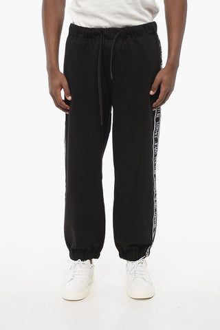 JEANS COUTURE Cotton Sweatpants with Side Logoed Bands