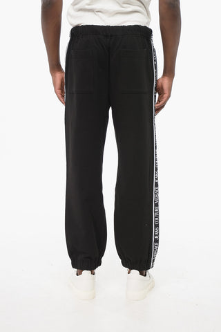 JEANS COUTURE Cotton Sweatpants with Side Logoed Bands