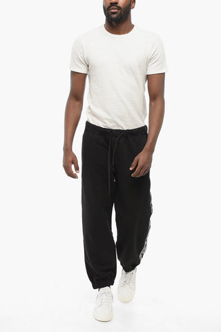 JEANS COUTURE Cotton Sweatpants with Side Logoed Bands