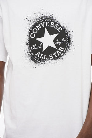 ALL STAR CHUCK TAYLOR T-Shirt mit Rundhalsausschnitt aus Baumwolle und kontrastierendem Logoprint